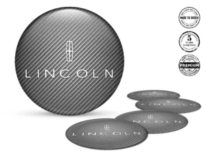 Lincoln Radplaketten Stil Premium-Epoxy-Aufkleber